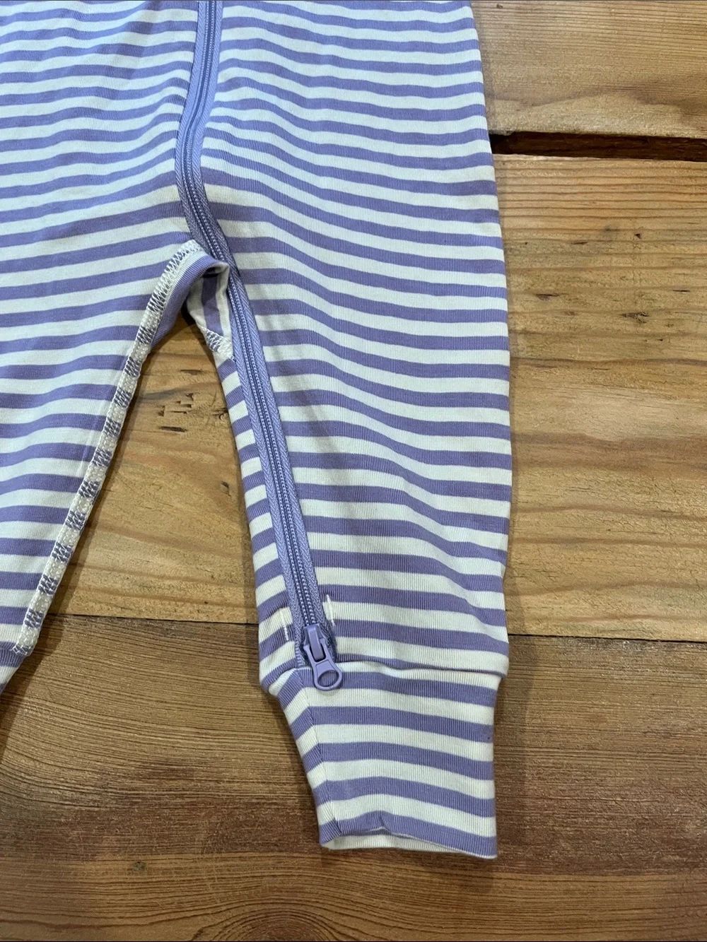 HANNA ANDERSSON 70 Purple Stripe Romper Jumper